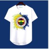 Unısex-Oversize-Beyaz-SariKanarya-Baskili-T-Shirt